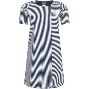Persona by Marina Rinaldi Jurk 'Orafo'  donkerblauw / wit
