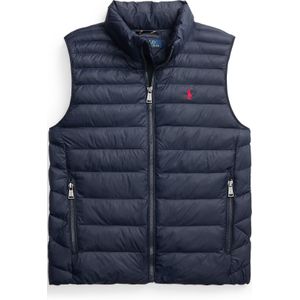 Gilet - Marineblauw - Katoen - Casual stijl
