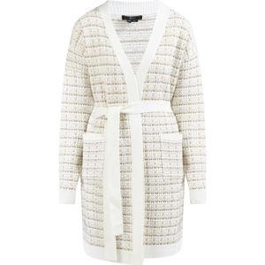 faina Gebreid vest 'Aleva'  goud / wit