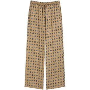 Marc O'Polo Broek  camel / blauw / bruin / wit
