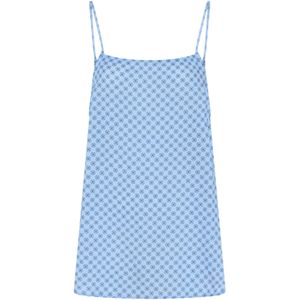 CCDK Copenhagen Slaapshirt 'Joanna'  navy / lichtblauw / roestbruin