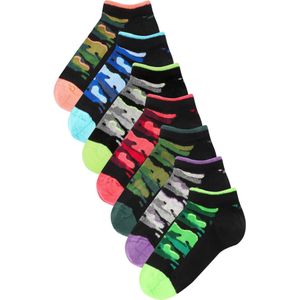 Next Sokken  groen / lila / abrikoos / zwart