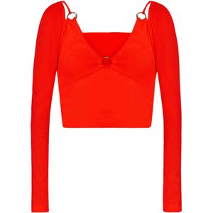 No Matter What Blouse  rood