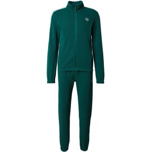 Sergio Tacchini Joggingpak 'Cesena'  donkergroen / wit