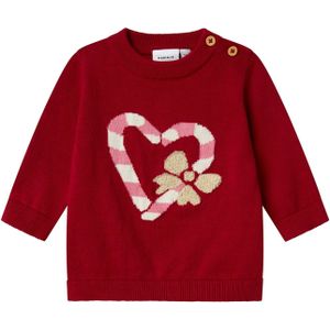 Gebreide Trui - Kerst - Regular Fit - Lange Mouwen - Ronde Hals