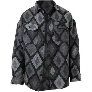 Dandalo Overhemd  grijs / donkergrijs / zwart