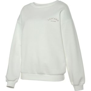 Lascana - Sweatshirt - Crème - Pullover met Wijde Mouwen - Loungewear