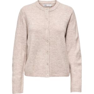 Only - ONLSIMONI - Cardigan - Pumice Stone - Lange Mouwen