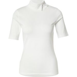 Marc Cain - Shirt - Wit - Slanke Pasvorm - Kwartmouw