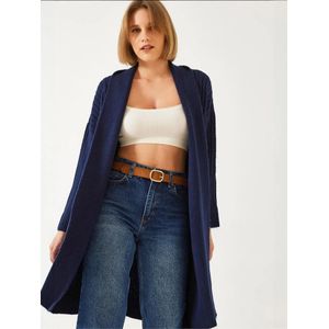 Bianco Lucci Gebreid vest  donkerblauw