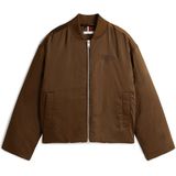 TOMMY HILFIGER - Tussenjas - Bruin - Bomberjack - Licht Gevoerd - Gerecycled Materiaal