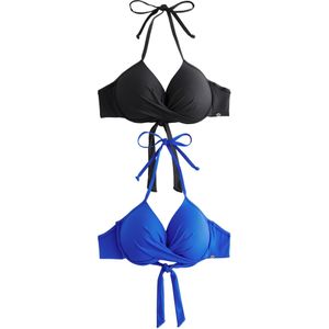 Next Bikinitop  blauw / zwart