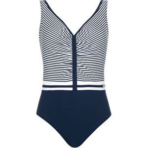 SUNFLAIR Badpak  navy / wit