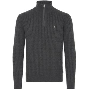 Kronstadt Trui ' KSCall half zip '  grijs