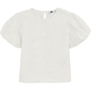 Blouse - Bloemenprint - Katoen - Normale Pasvorm - Kwartmouw