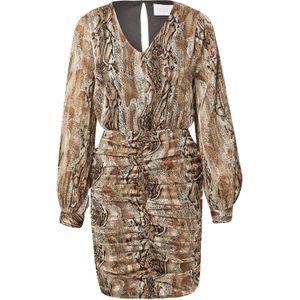 SISTERS POINT Jurk 'EVO'  crème / camel / chamois / zwart