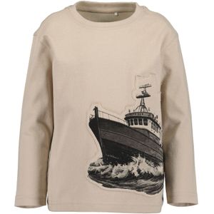 BLUE SEVEN Shirt  taupe / antraciet / grafiet