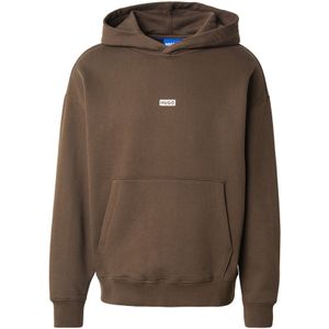 HUGO Sweatshirt 'Nazardo'  bruin / wit