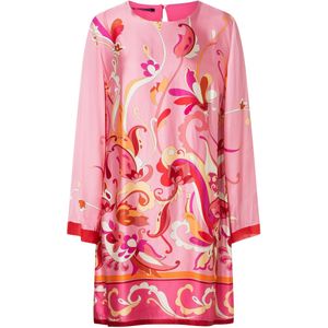 Ana Alcazar Jurk 'Zemara'  beige / fuchsia / rosa / rood