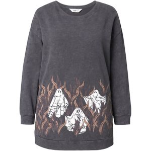 Angel of Style Sweatshirt  lichtbruin / antraciet / wit