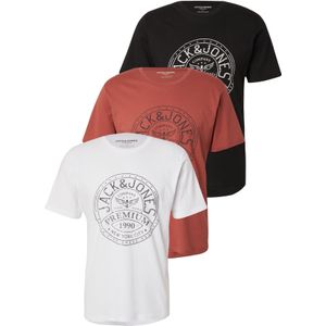 Jack & Jones - JPRBLUZACK SS TEE FST - T-shirt - Zwart - Set van 3