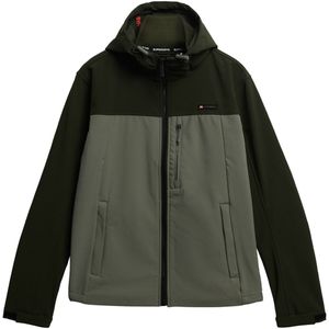 Superdry Tussenjas  olijfgroen / zwart