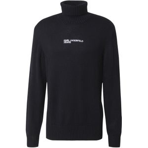KARL LAGERFELD JEANS Trui  zwart / wit