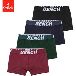 Bench - Boxershort - Bordeaux/Petrol/Navy/Zwart - Set van 4 stuks