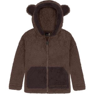 normani Fleece jas 'Barvas'  donkerbruin / zwart