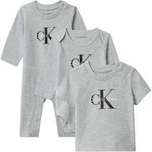 Calvin Klein - 3-delige Set - Jongens Baby Set - Romper Bodysuit T-shirt