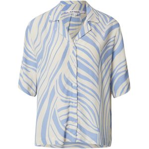 Soft Rebels Blouse 'SRBilly'  lichtblauw / wit