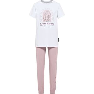 Bruno Banani Pyjama 'BURNETT'  pink / zwart / wit