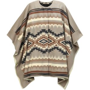 MADELEINE Cape  beige / bruin / cappuccino / zwart