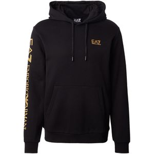 Emporio Armani - EA7 - Hoodie - Zwart - Regular Fit