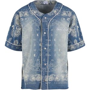 KARL KANI - Jeansoverhemd - Katoen - Korte Mouwen