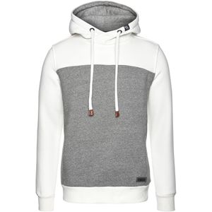 Ecru Hoodie - Capuchon - Kangoeroezak - Colourblocking