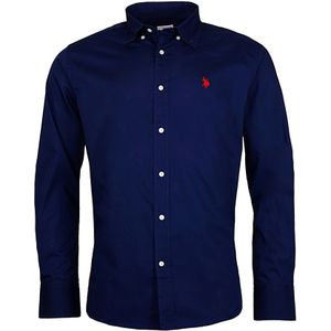 U.S. POLO ASSN. Overhemd  blauw / rood