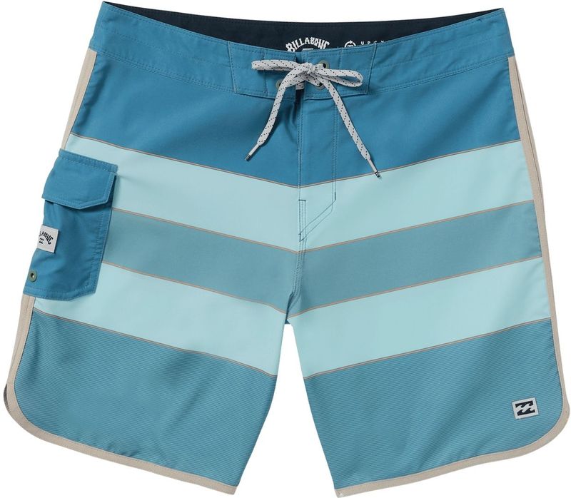 Zwembroek - Dusty Blue - 90% Polyester - 10% Elastaan