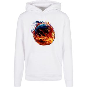 F4NT4STIC Sweatshirt 'Basketball'  gemengde kleuren / wit