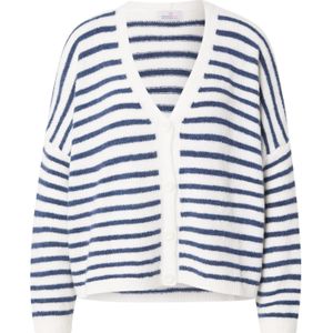 Hoodie - Marine - Figuurvriendelijke Snit - Zonder Capuchon - Zonder Zakken