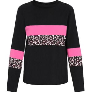 faina Shirt  pink / zwart / wit