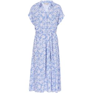 FELIPA Blousejurk 'Classic Look'  blauw / wit