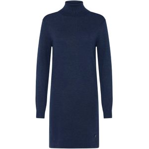 Oxmo Gebreide jurk  nachtblauw