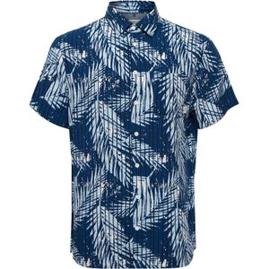 11 Project Overhemd 'Barba'  marine / lichtblauw / zwart / wit