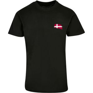 F4NT4STIC Shirt 'Dänemark'  rood / zwart / wit