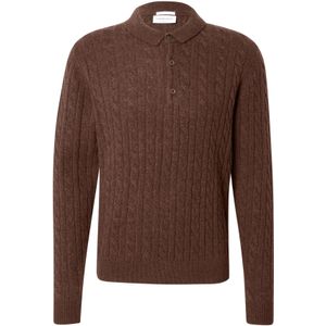 Lindbergh Trui  donkerbruin