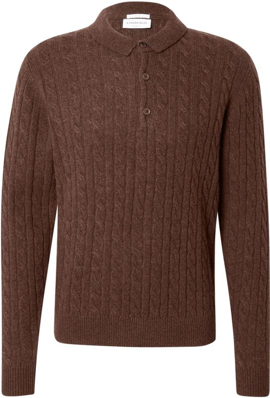 Lindbergh Trui  donkerbruin