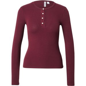 PIECES Shirt 'PCKITTE'  wijnrood