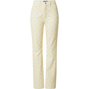 NEON & NYLON Broek 'CRAY'  turquoise / lichtgeel / pastellila / offwhite