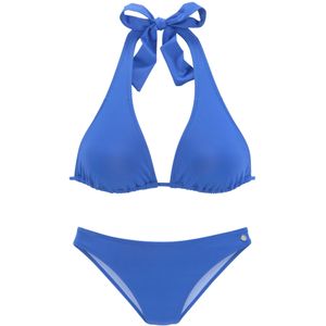 Look - Triangelbikini - Royalblauw - Zonder Beugels - Verwijderbare Softcups